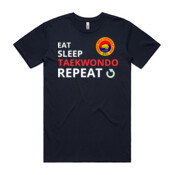 Eat, Sleep, TAEKWONDO, Repeat!  - Mens Standard T-shirt