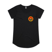 Scoop neck tee